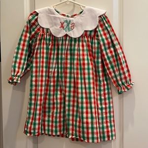 Smocked Threads Cecil and Lou Christmas Dress